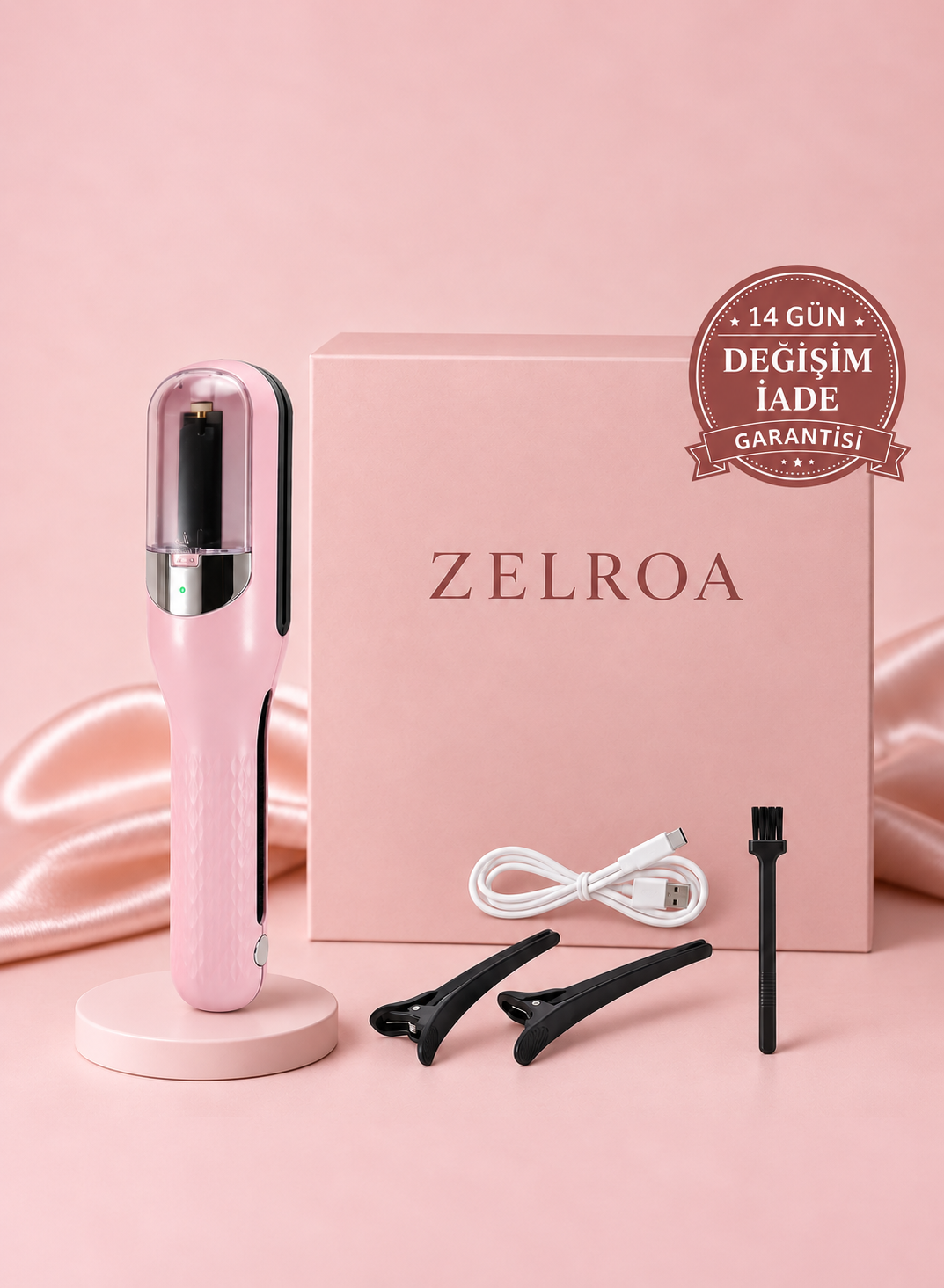 ZelroaTR™ FabricPro Saç Kırık Giderici Düzleştirici